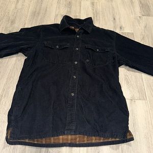 90s men’s timberland corduroy button up sweater shirt